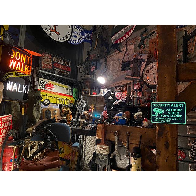 アメリカの蓄光セキュリティミニサイン　（24時間録画中）　■　アメリカン雑貨　アメリカ雑貨 |  | 02