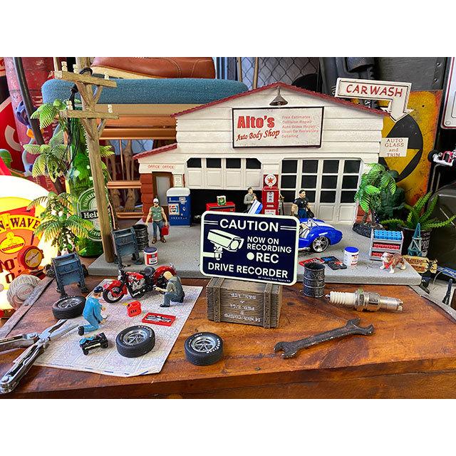 ドライブレコーダー録画中　蓄光セキュリティサイン　（裏面シール付き）　■　アメリカン雑貨　アメリカ雑貨 |  | 08