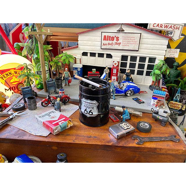 ルート66　ドラム缶灰皿 ■ アメリカン雑貨 アメリカ雑貨 アッシュトレイ 爆買 |  | 04