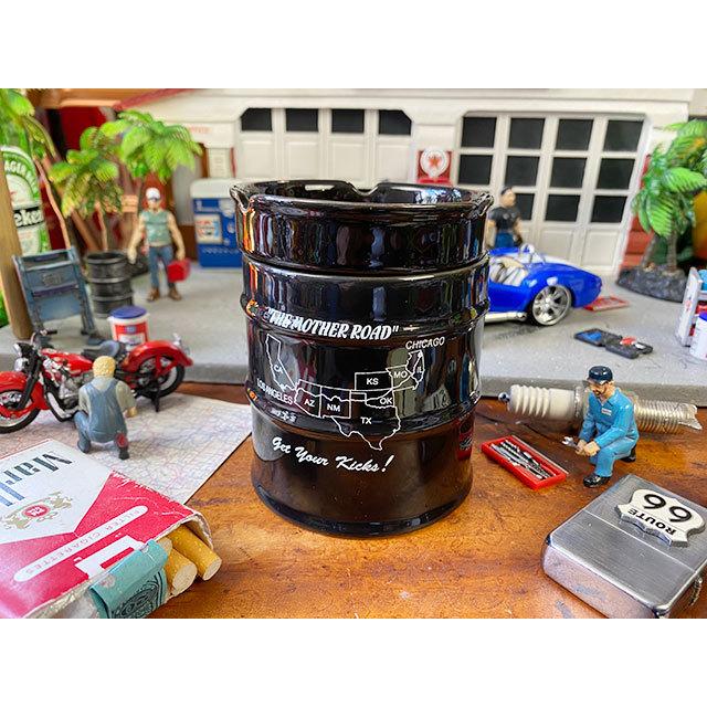 ルート66　ドラム缶灰皿 ■ アメリカン雑貨 アメリカ雑貨 アッシュトレイ 爆買 |  | 07