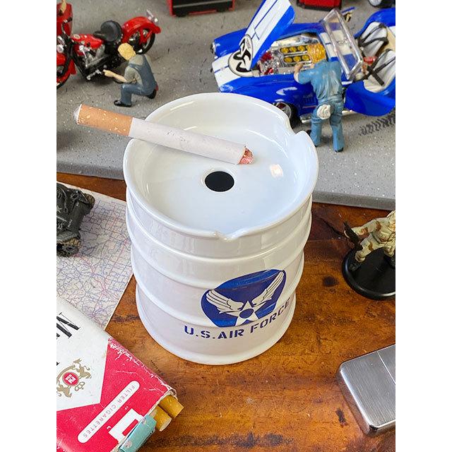 U.S.エアフォース　ドラム缶灰皿 ■ アメリカン雑貨 アメリカ雑貨 アッシュトレイ |  | 01