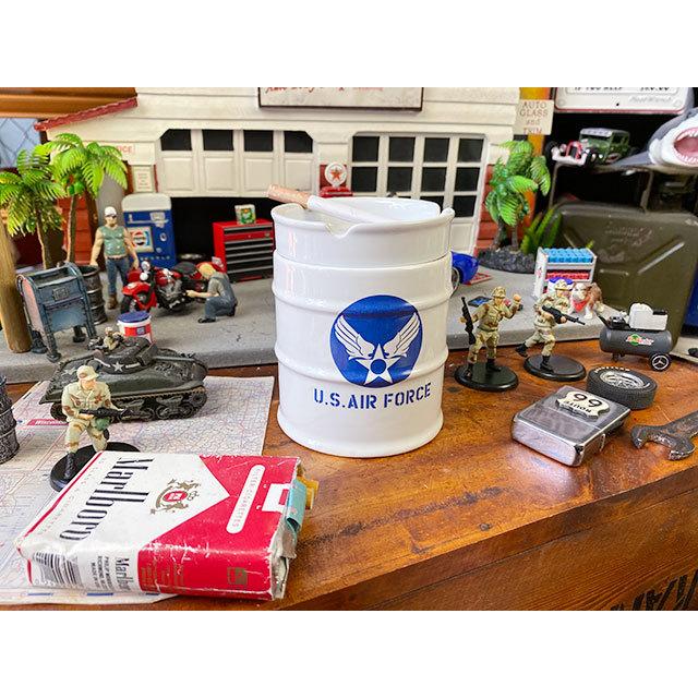 U.S.エアフォース　ドラム缶灰皿 ■ アメリカン雑貨 アメリカ雑貨 アッシュトレイ |  | 07