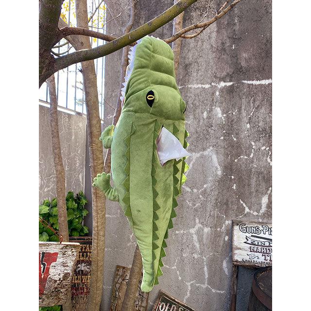 ワニ ティッシュケース □ アメリカン雑貨 アメリカ雑貨 ティッシュ