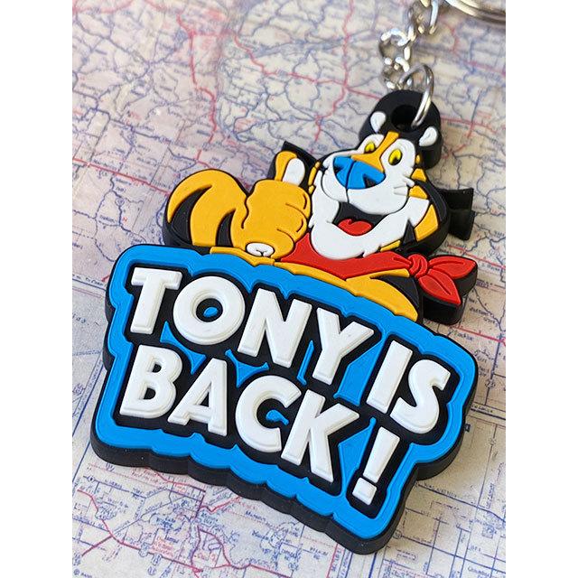 ケロッグ　トニー・ザ・タイガー　ラバーキーホルダー　（TONY　IS　BACK!）　■　アメリカン雑貨　アメリカ雑貨 |  | 01