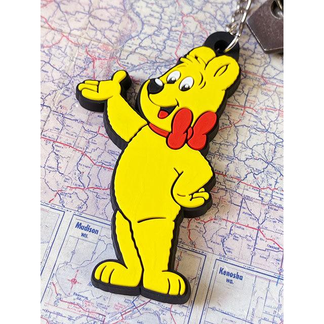 ハリボー　ゴールドベア　ラバーキーホルダー　（スタンディング）　■　アメリカン雑貨　アメリカ雑貨 爆買 |  | 01