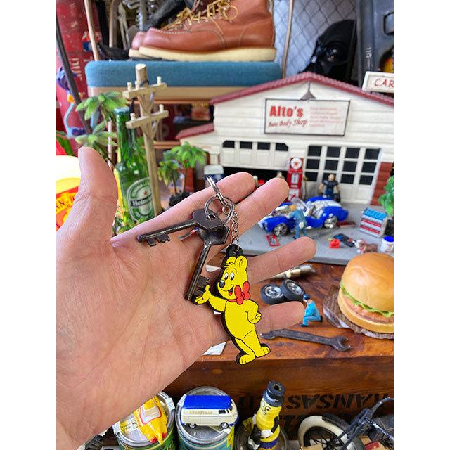 ハリボー　ゴールドベア　ラバーキーホルダー　（スタンディング）　■　アメリカン雑貨　アメリカ雑貨 爆買 |  | 03