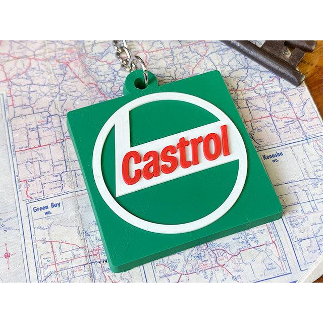 1960年代頃のカストロール エンボス文字スチール看板 Φ59.5cm 