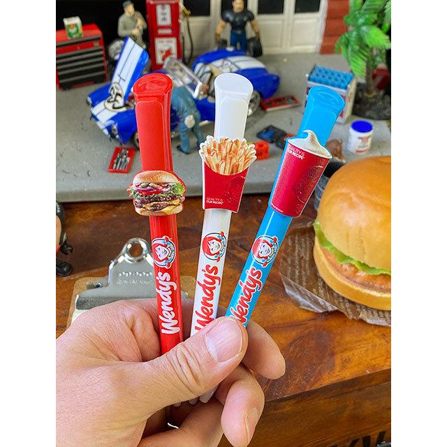 ウェンディーズ　メニュークリップボールペン　3本セット ■ アメリカン雑貨 アメリカ雑貨 爆買 | 