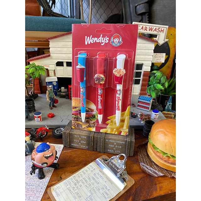 ウェンディーズ　メニュークリップボールペン　3本セット ■ アメリカン雑貨 アメリカ雑貨 爆買 |  | 07