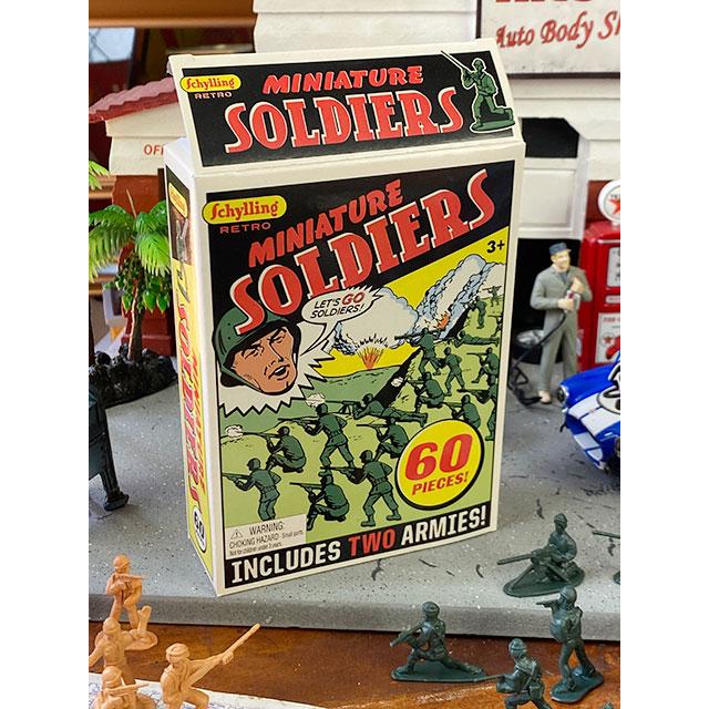 シリング社　ミニチュアソルジャー60体セット　グリーンアーミーメン ■ アメリカン雑貨 アメリカ雑貨 |  | 01