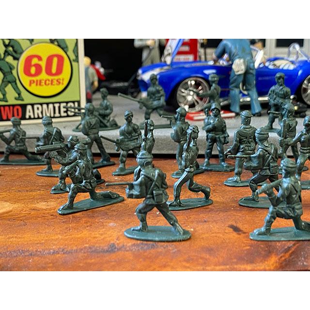 シリング社　ミニチュアソルジャー60体セット　グリーンアーミーメン ■ アメリカン雑貨 アメリカ雑貨 |  | 03
