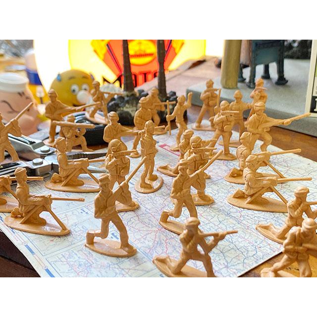 シリング社　ミニチュアソルジャー60体セット　グリーンアーミーメン ■ アメリカン雑貨 アメリカ雑貨 |  | 05