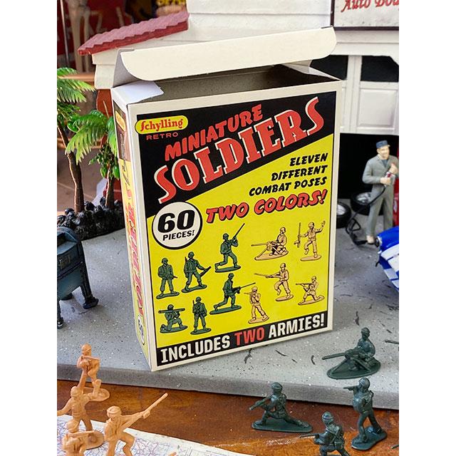 シリング社　ミニチュアソルジャー60体セット　グリーンアーミーメン ■ アメリカン雑貨 アメリカ雑貨 |  | 06