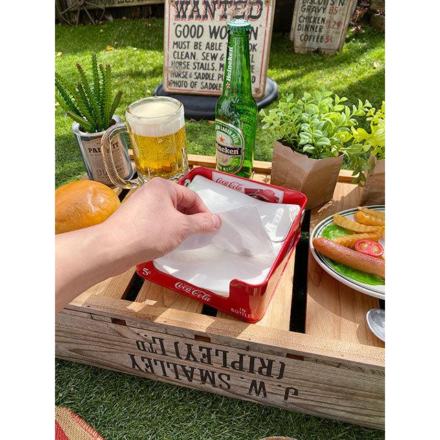 コカ・コーラ　ペーパーナプキンホルダー　（イエローシェル）　■　アメリカン雑貨　アメリカ雑貨 | Coca Cola | 07