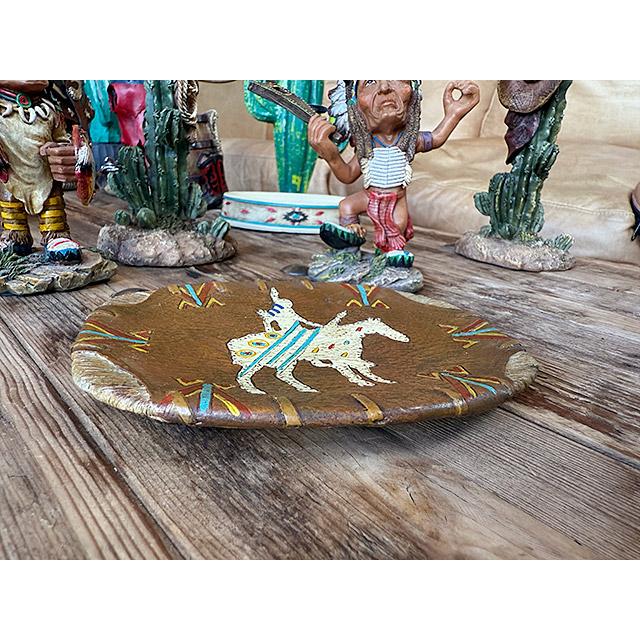 ネイティブアメリカン レザーソープディッシュ □ アメリカ雑貨