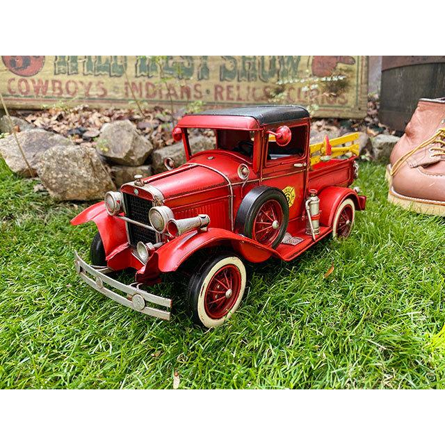 無料配達 ファイヤートラックのブリキオブジェ Lサイズ クラシックモデル アメリカン雑貨 アメリカ雑貨 Wantannas Go Id