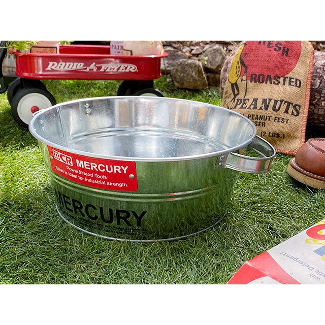 マーキュリータブバケツ　（ガルバナイズド）　■　アメリカン雑貨　アメリカ雑貨 | MERCURY