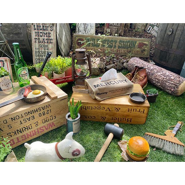 マーキュリー　キャンバスティッシュボックスカバー　（サンドベージュ）　■　アメリカン雑貨ティッシュボックス　ティッシュケース | MERCURY | 06