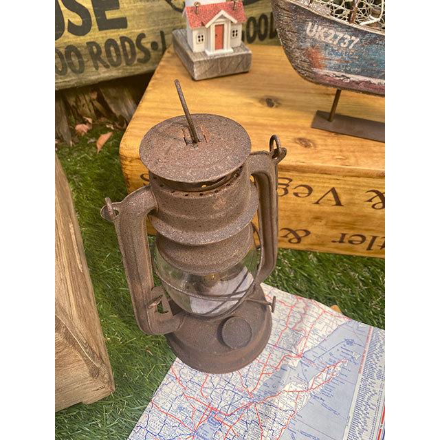 ヴィンテージLEDランタン ラスティ □ アメリカン雑貨 アメリカ雑貨