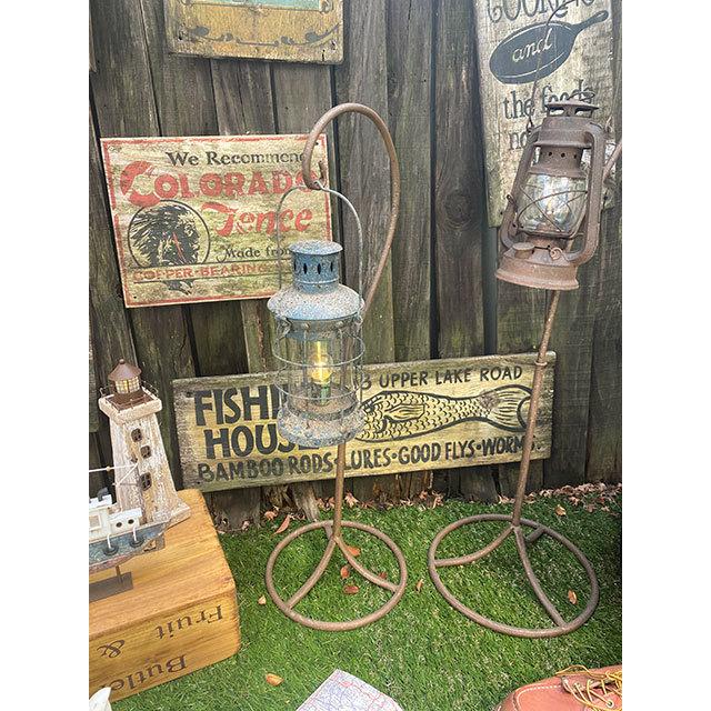 アンティーク　ハンギングスタンド　（大小2個セット）　※ランタンは別売　■　アメリカン雑貨　アメリカ雑貨 |  | 01