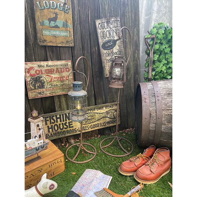 アンティーク　ハンギングスタンド　（大小2個セット）　※ランタンは別売　■　アメリカン雑貨　アメリカ雑貨 |  | 02