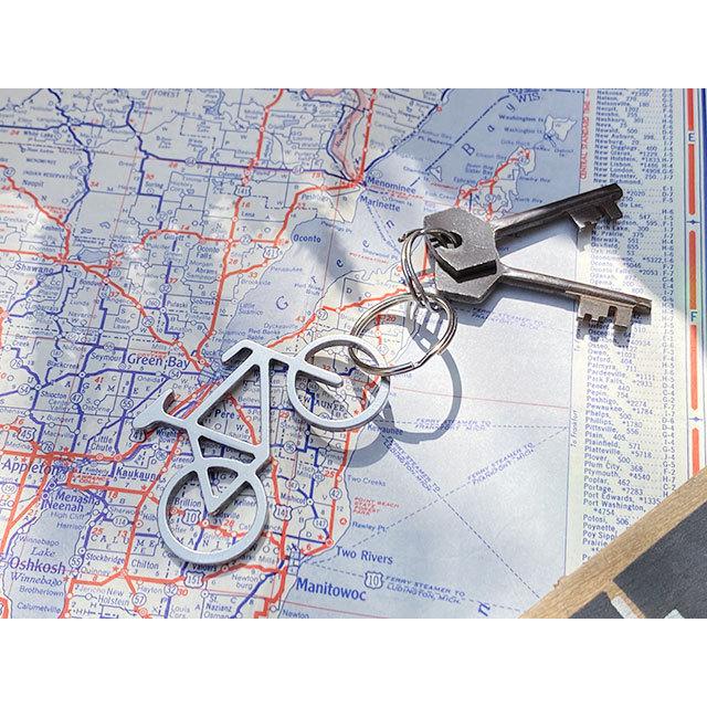 キッカーランド　自転車型キーホルダー＆ボトルオープナー ■ アメリカ雑貨 アメリカン雑貨 栓抜き | 