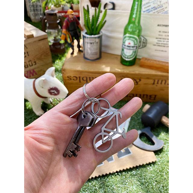 キッカーランド　自転車型キーホルダー＆ボトルオープナー ■ アメリカ雑貨 アメリカン雑貨 栓抜き |  | 01
