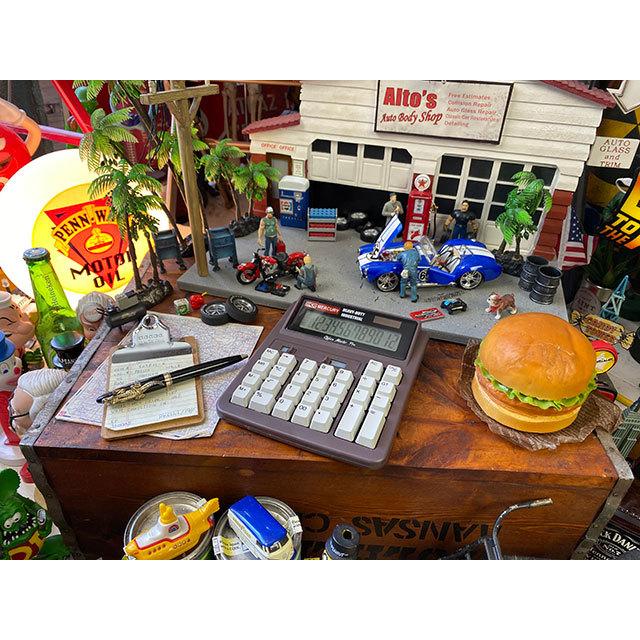 マーキュリー　ソーラーカリキュレーター　（ブラウン）　■　アメリカン雑貨　アメリカ雑貨　電卓　計算機 | MERCURY | 04