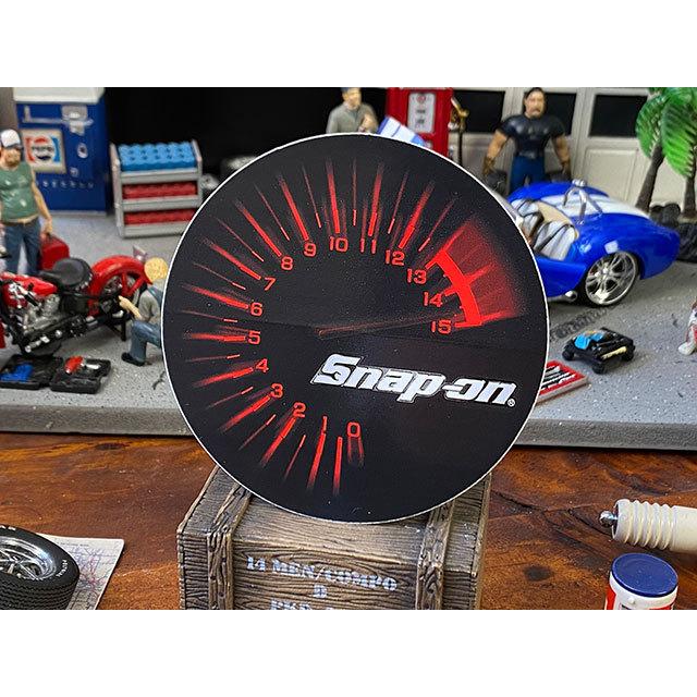 トップキャップ タコメーター柄 自転車 ステッカー