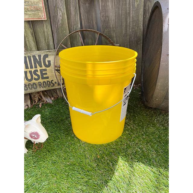 米国リークタイト社 5ガロン バケツ MADE IN U.S.A. （イエロー
