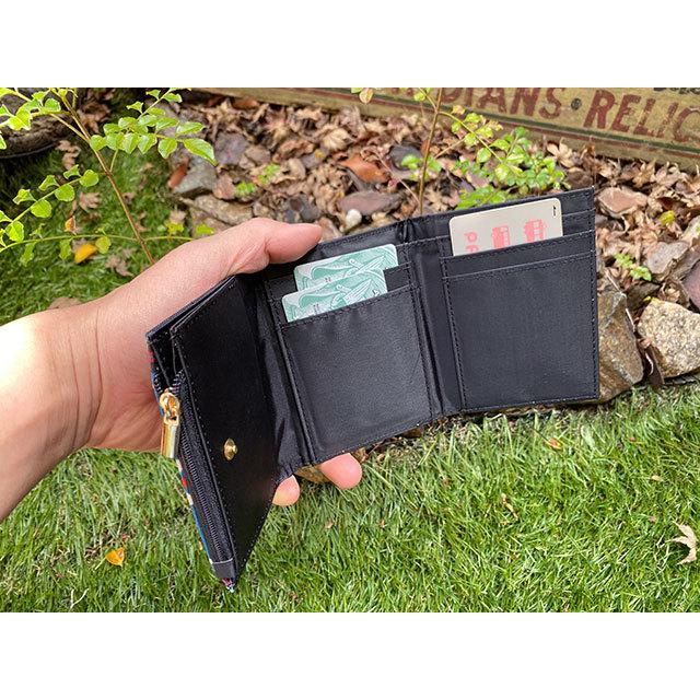 ネイティブパターン　ウォレット　（ブルー）　■　アメリカン雑貨　アメリカ雑貨 |  | 04