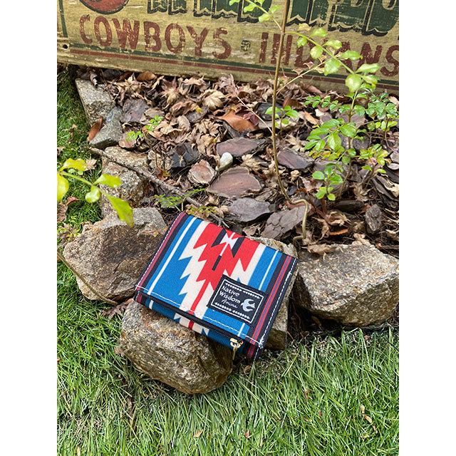 ネイティブパターン　ウォレット　（ブルー）　■　アメリカン雑貨　アメリカ雑貨 |  | 07