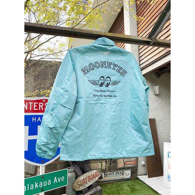 ムーンアイズ コーチジャケット 春夏仕様（ライトブルー）（M