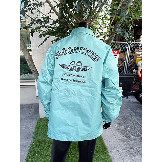 ムーンアイズ コーチジャケット 春夏仕様（ライトブルー）（Mサイズ