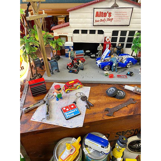 ドミノピザ ラバーキーホルダー □ アメリカン雑貨 アメリカ雑貨