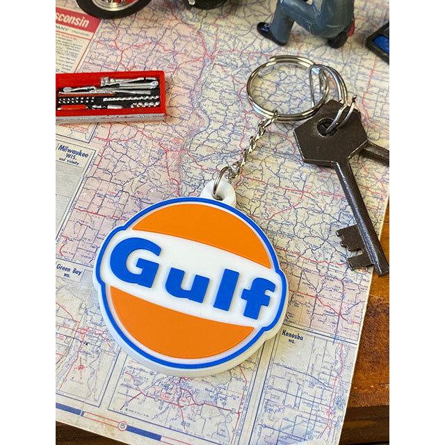 ガルフ　ラバーキーホルダー　（ロゴ）　■　アメリカン雑貨　アメリカ雑貨 | 