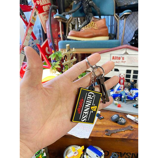 ギネスビール　ラバーキーホルダー　（ロゴ）　■　アメリカン雑貨　アメリカ雑貨 |  | 03