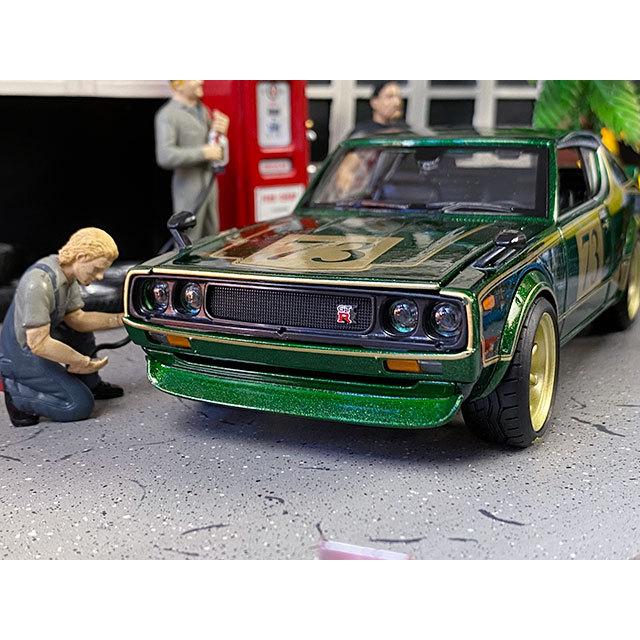 ミニカー マイスト 1/24 ケンメリカスタム Maisto 1/24 日産 ケンメリ GT-R カスタム改 ワタナベ 金 - メルカリ