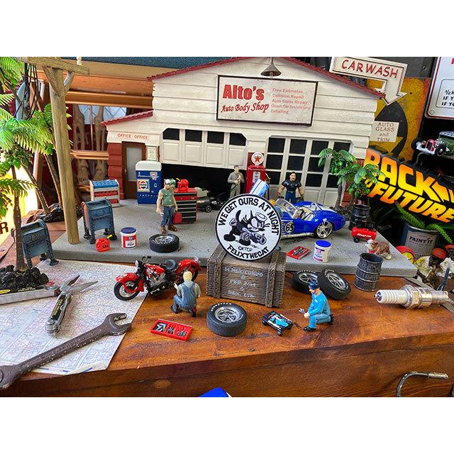 フィリックス　カスタムアートワッペン　（マシンガン）　■　アメリカン雑貨　アメリカ雑貨 |  | 01