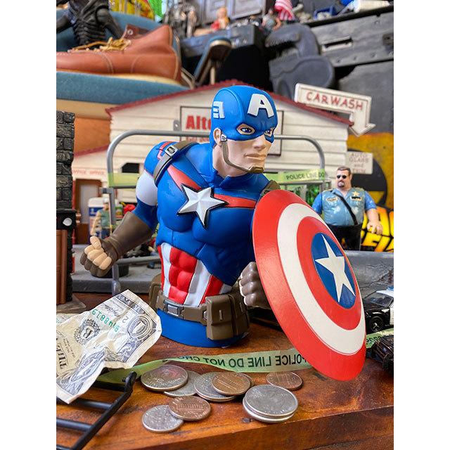 キャプテンアメリカ　バストバンク ■ アメリカン雑貨 アメリカ雑貨 貯金箱 |  | 08