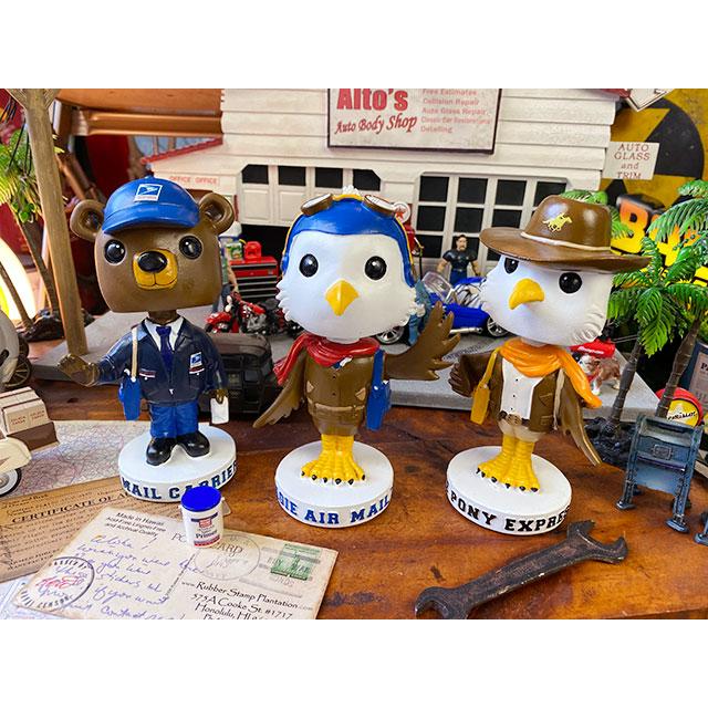 USPS　コレクティブ　ボブルヘッド　リミテッドディション　1775体限定モデル　（3体セット）　■　アメリカン雑貨 爆買 | 
