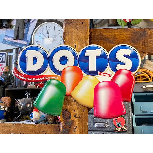 ドッツ　キャンディ　エンボスティンサイン　（立体ロゴ）　■　アメリカン雑貨　アメリカ雑貨 爆買 | 