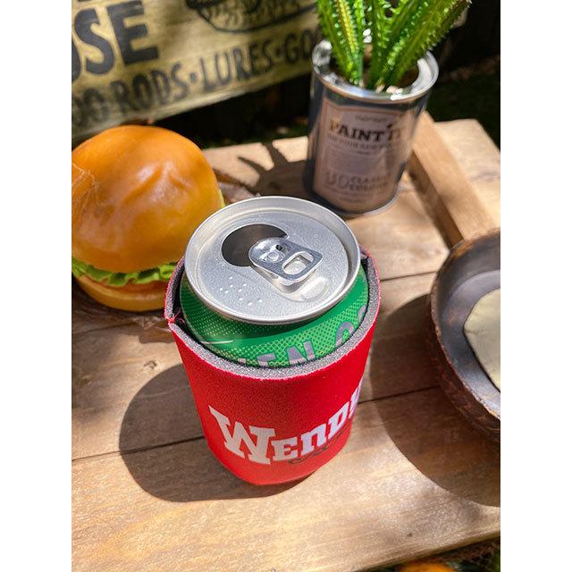 ウェンディーズ　クージー　缶クーラー　（レッド)　■　アメリカン雑貨　アメリカ雑貨 爆買 |  | 01