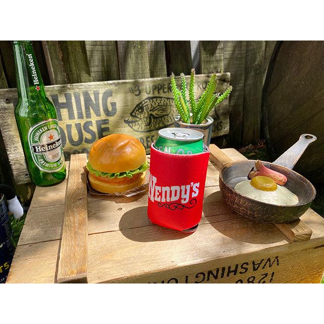 ウェンディーズ　クージー　缶クーラー　（レッド)　■　アメリカン雑貨　アメリカ雑貨 爆買 |  | 04