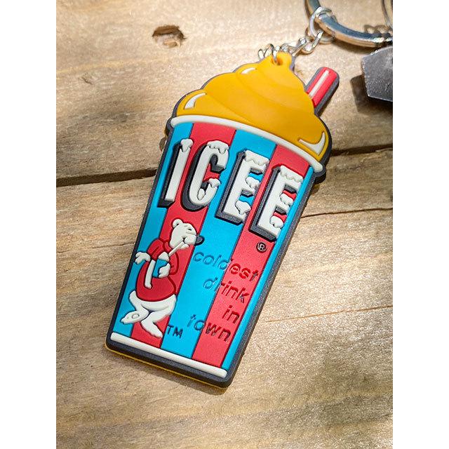 ICEE　アイシー　オフィシャル　ラバーキーホルダー　（オレンジ）　■ アメリカン雑貨 アメリカ雑貨 |  | 01