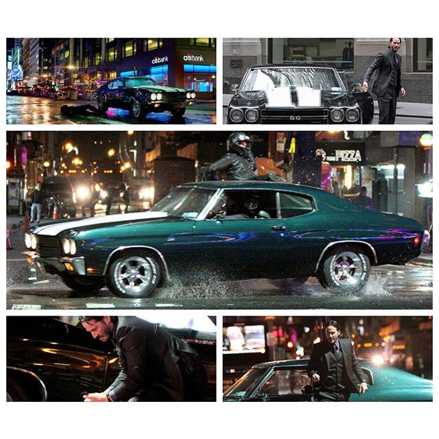 グリーンライト　限定モデル　映画　ジョン・ウィック　チャプター2　1970年シボレー・シェベル SS396　ダイキャストミニカー　1/64 |  | 10