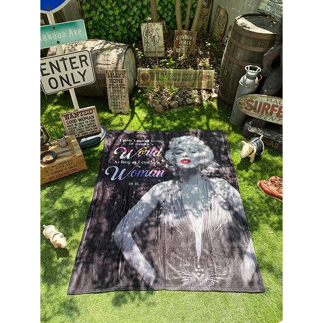 マリリン・モンロー　フリースブランケット　126cm×157cm ■ アメリカン雑貨 アメリカ雑貨 |  | 06