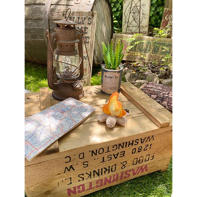 焚き火 ぬいぐるみキーホルダー ボンファイアー 8cm □ アメリカン雑貨