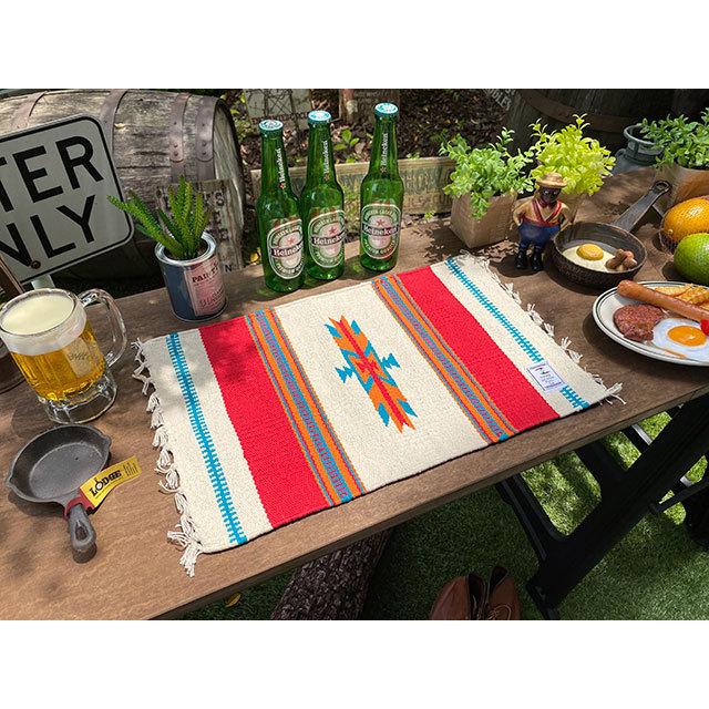 ネイティブパターン　ランチョンマット　プレイスマット　（オフホワイト）　■　アメリカン雑貨　アメリカ雑貨 | 