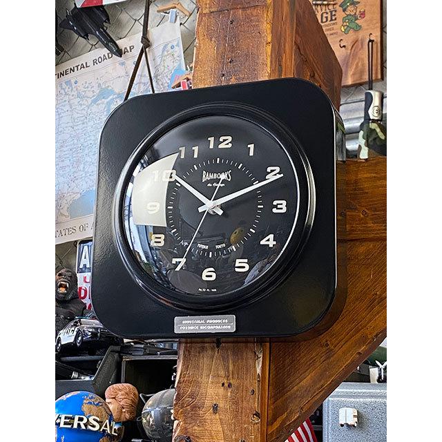 トスダイス バンブックス スクエアフレームウォールクロック